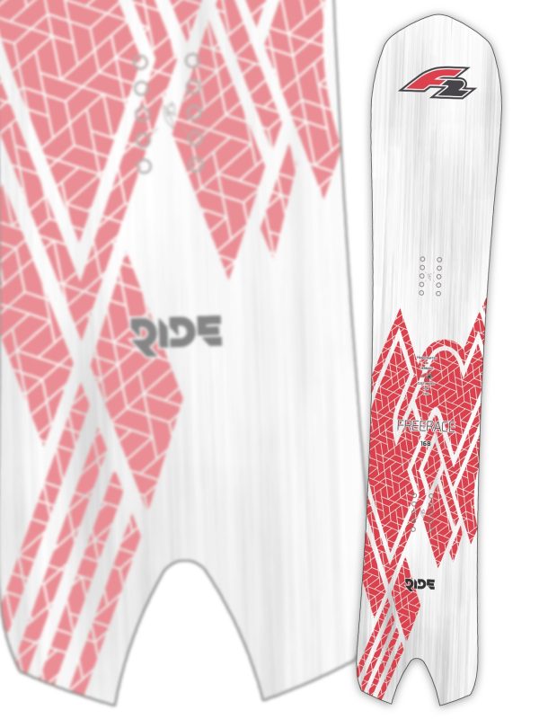 F2 Ride snowboard for 2024–25