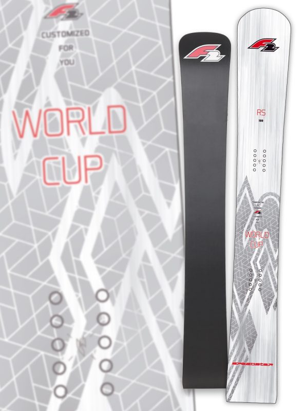 F2 Speedster World Cup RS snowboard for 2024–25